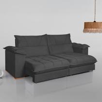 Sofá Retrátil e Reclinável 3 Lugares 230cm Italia Sofá Retrátil e Reclinável 3 Lugares 230cm Italia