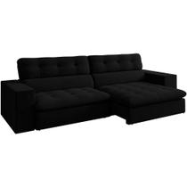 Sofa Retratil E Reclinavel 3 Lugares 246 cm Eldorado SL 944 Veludo Moll Sofa Retratil E Reclinavel 3 Lugares 246 cm Eldorado SL 944 Veludo Moll