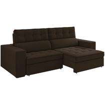 Sofa Retratil E Reclinavel 3 Lugares 246 cm Evidence SL 942 Veludo Moll - Molufan