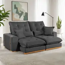 Sofá Retrátil e Reclinável 3 Lugares 250cm Kioto