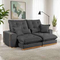 Sofá Retrátil e Reclinável 3 Lugares 250cm Kioto