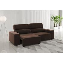 Sofá Retrátil e Reclinável 3 Lugares 2m Veludo Lion