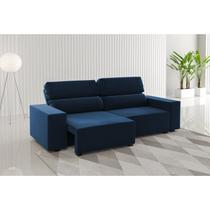 Sofá Retrátil e Reclinável 3 Lugares 2m Veludo Lion Sofá Retrátil e Reclinável 3 Lugares 2m Veludo Lion