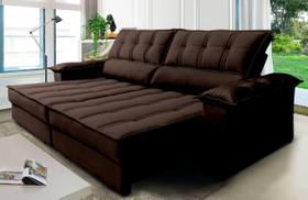 Sofá Retrátil e Reclinável 3 Lugares 300 Cm Ferrara