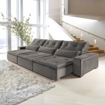 Sofá Retrátil e Reclinável 3 Lugares Búzios Espresso Móveis Sofá Retrátil e Reclinável 3 Lugares Búzios Espresso Móveis