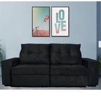 Sofá Retrátil e Reclinável 3 Lugares com Baú