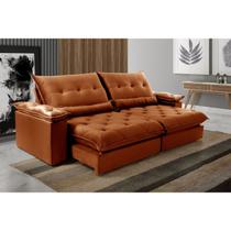 Sofá Retrátil e Reclinável 3 Lugares Diamante Sofá Retrátil e Reclinável 3 Lugares Diamante