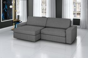 Sofá Retrátil e Reclinável 3 Lugares Linho Cosmos 200cm Sofá Retrátil e Reclinável 3 Lugares Linho Cosmos 200cm