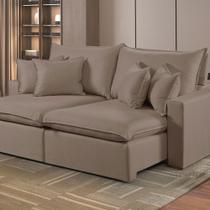 Sofá Retrátil E Reclinável 3 Lugares M-196 Estofados Martins Bege