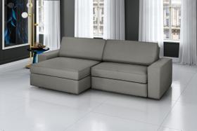 Sofá Retrátil e Reclinável 3 Lugares Veludo Cosmos 200cm Sofá Retrátil e Reclinável 3 Lugares Veludo Cosmos 200cm