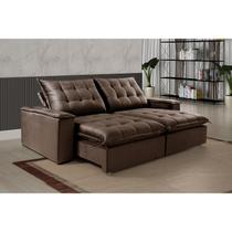 Sofá Retrátil e Reclinável 3 Lugares Sofá Retrátil e Reclinável 3 Lugares