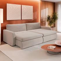 Sofá Retrátil e Reclinável 4 Lugares 220cm Sunset Sofá Retrátil e Reclinável 4 Lugares 220cm Sunset