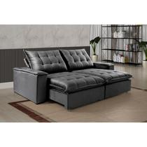 Sofá Retrátil e Reclinável 4 Lugares Esmeralda Sofá Retrátil e Reclinável 4 Lugares Esmeralda