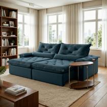 Sofá Retrátil e Reclinável 5 Lugares 280cm Diamond Super Pillow - Montano Estofados