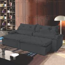 Sofá Retrátil e Reclinável 5 Lugares 290cm Agatha