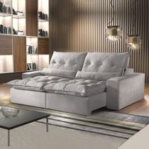 Sofá Retrátil e Reclinável 5 Lugares 290cm Avalon Super Pillow