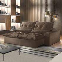 Sofá Retrátil e Reclinável 5 Lugares 290cm Avalon Super Pillow