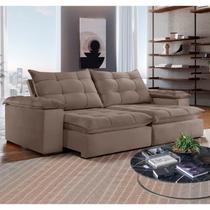 Sofa Retrátil e Reclinável 5 Lugares 290cm Espanha Veludo