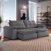 Sofa Retrátil e Reclinável 5 Lugares 290cm Espanha Veludo Sofa Retrátil e Reclinável 5 Lugares 290cm Espanha Veludo