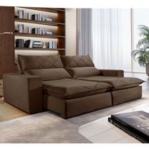 Sofa Retrátil e Reclinável 5 Lugares 290cm Porto Celflex
