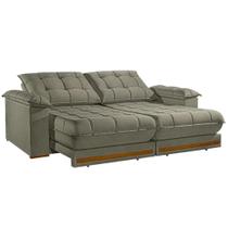 Sofá Retrátil e Reclinável 5 Lugares 2,90m Bahamas