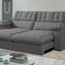 Sofá Retrátil e Reclinável Barcelona 290 Cm Veludo com Molas Ensacadas Sofá Retrátil e Reclinável Barcelona 290 Cm Veludo com Molas Ensacadas