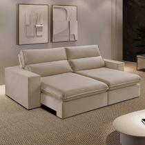 Sofá Retrátil e Reclinável Bee 1,90M Veludo