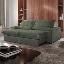 Sofá Retrátil e Reclinável com Catraca Blindada 240cm Porto Bello Sofá Retrátil e Reclinável com Catraca Blindada 240cm Porto Bello