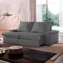 Sofá Retrátil e Reclinável com Catraca Blindada 280cm Merlot Sofá Retrátil e Reclinável com Catraca Blindada 280cm Merlot