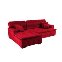 Sofá Retrátil e Reclinável Com Chaise Orlando 2.20x2.10m- Sofisticato