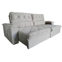 Sofá Retratil e Reclinável com Molas Ensacadas 230cm Ternura Sofá Retratil e Reclinável com Molas Ensacadas 230cm Ternura