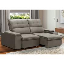 Sofá Retrátil e Reclinável com Porta Copos e Objetos 1,80m Parma