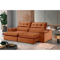 Sofá Retrátil e Reclinável Eros 2,30m 04 Lugares TXR