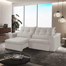 Sofá Retrátil e Reclinável Exclusive 230cm Braço 25cm Meu Sofá Online