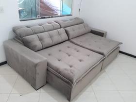 Sofá retrátil e reclinável FOFÃO 2,40m