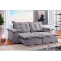 Sofá Retrátil e Reclinável Hera 1,80m 02 Lugares Mola Ensacada TXR