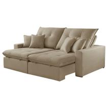 Sofá Retrátil e Reclinável Império 210cm Braço 25cm Meu Sofá Online