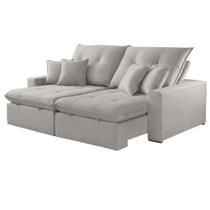 Sofá Retrátil e Reclinável Império 210cm Braço 25cm Meu Sofá Online