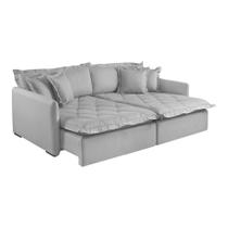 Sofá Retrátil e Reclinável Iris 2,60M Linho Sofá Retrátil e Reclinável Iris 2,60M Linho