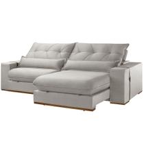 Sofá Retrátil e Reclinável Lake 210 cm Braço 25 cm Meu Sofá Online