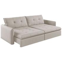 Sofá Retrátil e Reclinável Lavanda 1,60M Linho