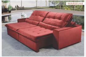 Sofá retrátil e reclinável Marselha 2,90m