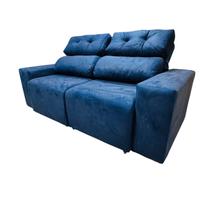 Sofá Retrátil e Reclinável New York 2 m Azul Marinho