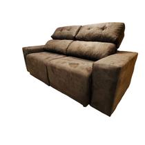 Sofá Retrátil e Reclinável New York 2 m Marrom