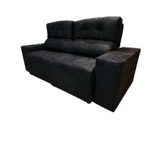 Sofá Retrátil e Reclinável New York 2 m Preto
