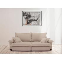 Sofá Retrátil e Reclinável Paris 2.30m Super Pillow