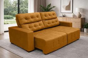 Sofá Retrátil e Reclinável Siena 2.50m Super Pillow