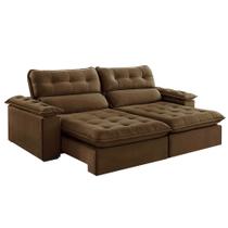 Sofá Retrátil e Reclinável Texas 2,54M Veludo