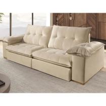 Sofá Retrátil e Reclinável Vegas Luxo 2.10m JC Estofados