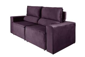 Sofá Retrátil e Reclinável Vilma 1,50 m Casavezi Decor Suede Veludo Vinho Sofá Retrátil e Reclinável Vilma 1,50 m Casavezi Decor Suede Veludo Vinho